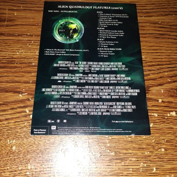 Alien - Predator AVP Total Destruction Collection (DVD, 2008, 8-Disc Set) - Picture 9 of 9